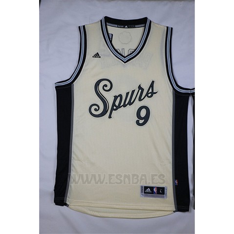 Camiseta Navidad San Antonio Spurs Tony Parker #9 2015 Blanco